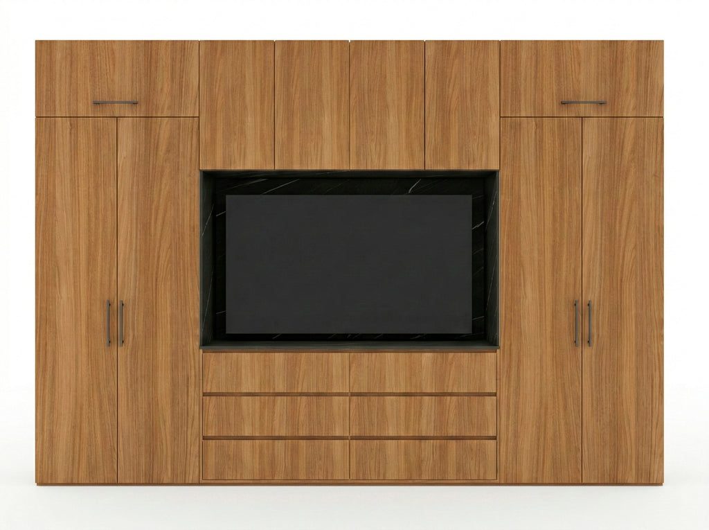 Closet con espacio para pantalla