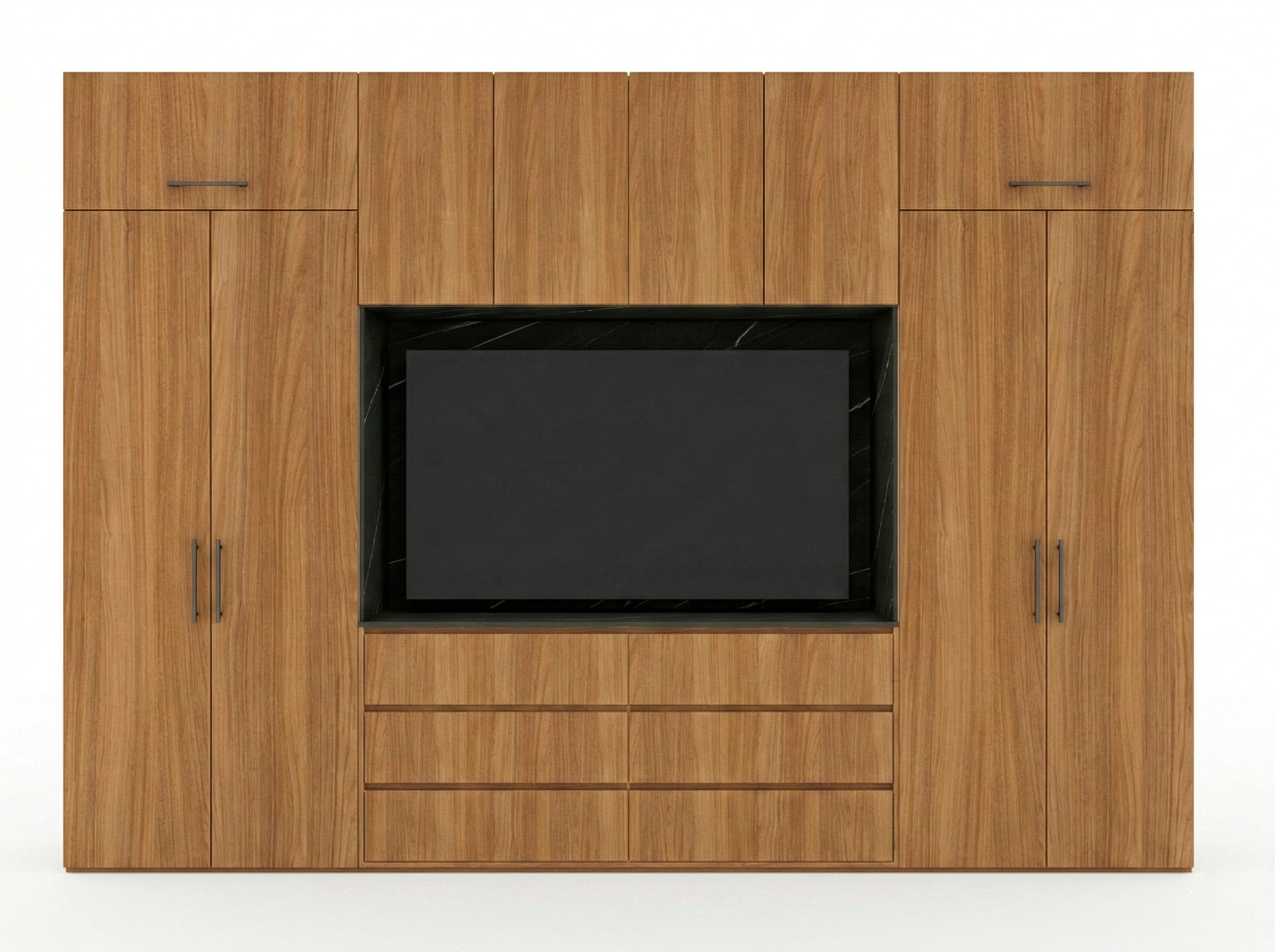 Closet con espacio para pantalla